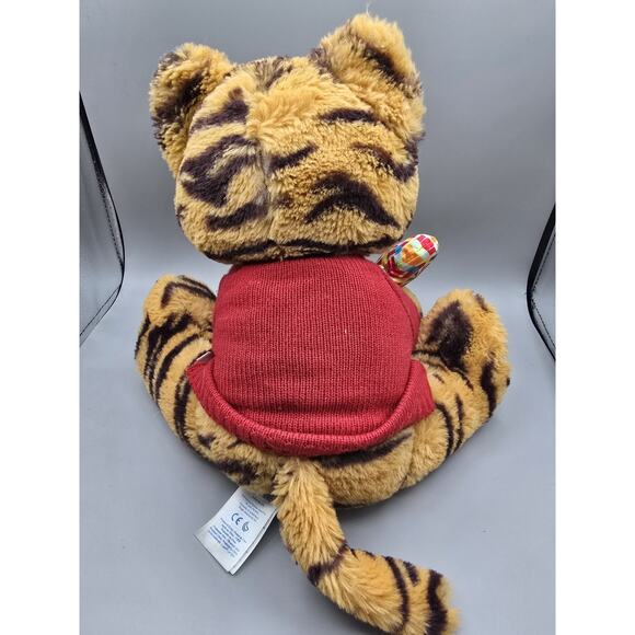 Build A Bear Baby Tiger Cub 15" Shirt Lollipop 2017 Blue Eyes - Picture 4 of 4